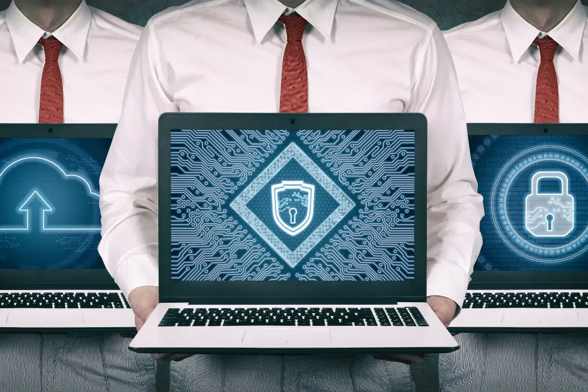 Ilustrație conceptuală despre inteligența artificială și securitatea API ca nou pilon de protecție cibernetică.